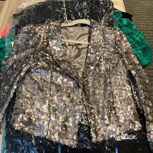 Michael Simon sequin blazer.